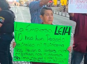 ¡NI AGUINALDO NI QUINCENA! - *A trabajadores de LEIH