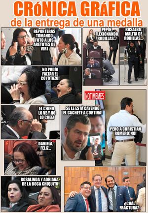 NOTI-MEME | - CRÓNICA GRÁFICA DE LA ENTREGA DE UNA MEDALLA