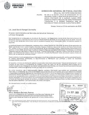 ¡NO LA LIBRARON! - *SESVER la más observada con 1 mil 78 millones 10.3 mil pesos