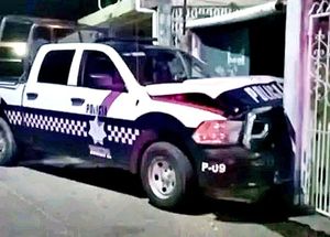 ¡OFICIAL HERIDO POR PATRULLAZO!