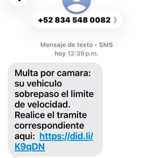¡ALERTAN DE FRAUDE CIBERNÉTICO! - *Utilizando supuestas infracciones por foto multas