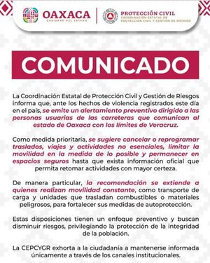 ¡PROHIBE EL GOBERNADOR DE OAXACA ANDAR POR VERACRUZ! - *Por los hechos violentos
