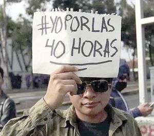 ¡VOTARÁN EL MARTES, SIN CAMBIOS JORNADA LABORAL DE 40 HORAS!