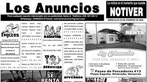 ...LOS ANUNCIOS, AVISOS Y DEMÁS! - MIÉRCOLES, 25 DE FEBRERO 2026