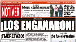 LA PORTADA - VIERNES 13 DE MARZO 2026