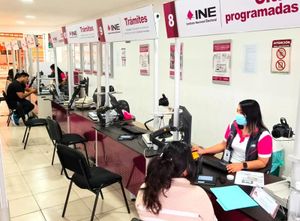 ¡INE OPERA MÓDULO EN LOS PINOS!