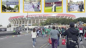 ¡PROTESTAN LAS BUSCADORAS! - EN EL ESTADIO BANORTE