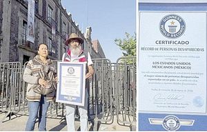 ¡LLEVAN A SHEINBAUM 'RÉCORD GUINNESS' DE DESAPARECIDOS!