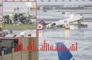 ¡LE AVISARON AL CAMIÓN DE BOMBEROS VÍA RADIO, PERO YA NO PUDO LIBRAR AL AVIÓN!