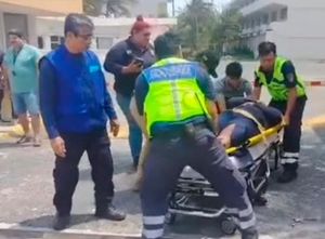 ¡REJA METÁLICA GOLPEA A VIGILANTE EN LA FACULTAD DE INGENIERÍA DE LA UV!