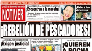LA PORTADA - JUEVES 30 DE ABRIL 2026