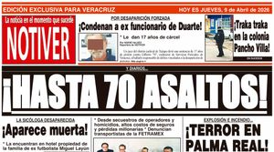 LA PORTADA - JUEVES 9 DE ABRIL 2026