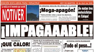 LA PORTADA - MARTES 28 DE ABRIL 2026