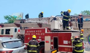 ¡SE INCENDIA INMUEBLE ABANDONADO DE LA COLONIA IGNACIO ZARAGOZA!