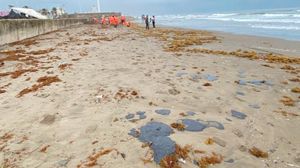 ¡VUELVE EL PETRÓLEO! - *A playa de Coatza por frente frío 43