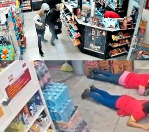 ¡HAMPONES ENCAPUCHADOS ROBAN CON VIOLENCIA!