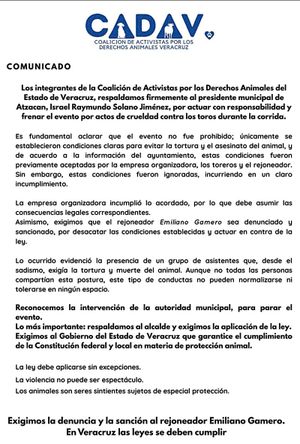 ¡TODO EL PESO...! - ACTIVISTAS CONTRA REJONEADOR