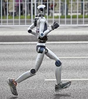¡UN ROBOT HUMANOIDE CHINO GANA MEDIO MARATÓN EN PEKÍN!