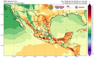 ¡EL FRENTE FRÍO NO. 45 ATACARÁ CON LLUVIAS FUERTES Y MASA DE AIRE POLAR!