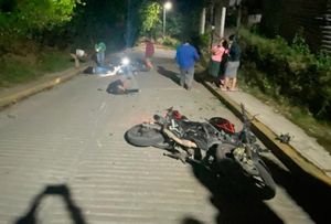 ¡MOTOCICLISTA CON MUERTE CEREBRAL ATROPELLADO POR CAFRE EN LA PERLA!