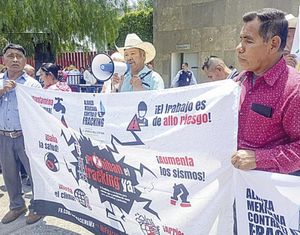 ¡PROTESTAN CONTRA FRACKING EN SAN LÁZARO!