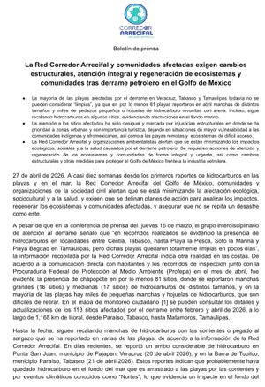 ¡SIGUE EL CHAPO EN EL MAR! - ÁNDALE - *Denuncia la Red Corredor Arrecifal del Golfo de México