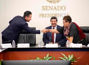 ¡CHIKY-YUNES RECIBIÓ A LA FISCALA! - *Se presentó ante el Senado el Plan de Trabajo de la Fiscalía General