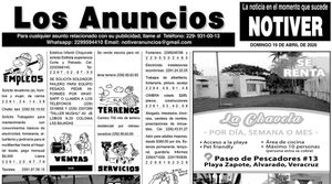 ...LOS ANUNCIOS, AVISOS Y DEMÁS! - DOMINGO, 19 DE ABRIL 2026