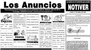 ...LOS ANUNCIOS, AVISOS Y DEMÁS! - LUNES, 27 DE ABRIL 2026