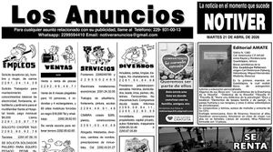 ...LOS ANUNCIOS, AVISOS Y DEMÁS! - MARTES, 21 DE ABRIL 2026