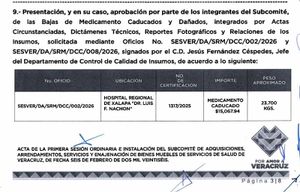 ¡LAS DEJAN CADUCAR! - EN LA SECRETARÍA DE SALUD