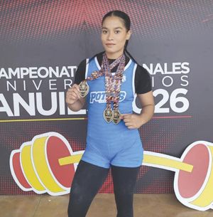 ¡PESISTA DE ORO EN NACIONAL UNIVERSITARIO!