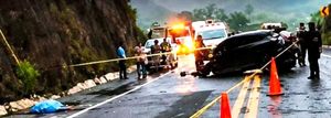 ¡TRÁGICO CHOQUE EN LA AUTOPISTA EN PAPANTLA!