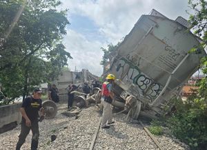 ¡DESCARRILÓ TREN EN FORTÍN!