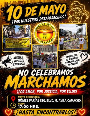 ¡SALEN A MARCHAR! - *Para colectivos y madres buscadoras no hay nada que celebrar