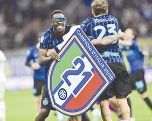 ¡DERROTA INTER AL PARMA Y ES CAMPEÓN DE ITALIA!