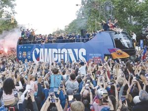 ¡FIESTÓN EN BARCELONA!