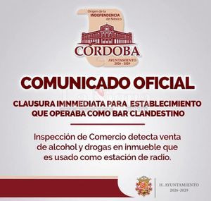 ¡CIERRAN RADIODIFUSORA! - *Por operar como antro en Córdoba