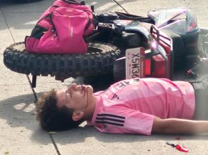 ¡MOTOCICLISTA HERIDO EN UN ENCONTRONAZO!