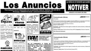 ...LOS ANUNCIOS, AVISOS Y DEMÁS! - SÁBADO, 30 DE MAYO 2026