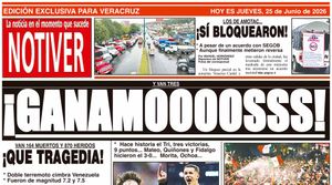LA PORTADA - JUEVES 25 DE JUNIO 2026