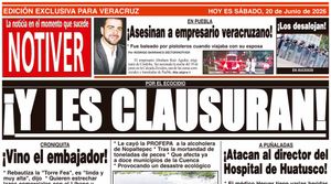 LA PORTADA - SÁBADO 20 DE JUNIO 2026
