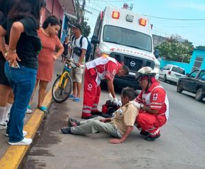 ¡ABUELITO SALIÓ “VOLANDO” DE CAMIÓN EL VERGEL!