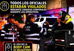 ¡SSP ORDENA A AGENTES DE TRÁNSITO EL USO DE CÁMARAS CORPORALES!