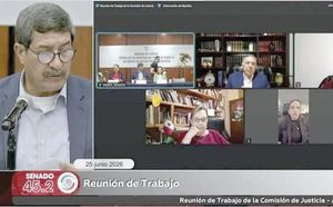 ¡REAPARECE INZUNZA EN REUNIÓN VIRTUAL DE COMISIÓN DEL SENADO!