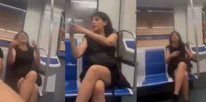 ¡ATAQUE XENÓFOBO EN EL METRO, ESCUPE A TURISTA CHILENA Y AGREDE A PASAJEROS!