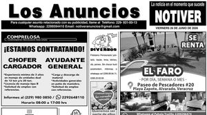 ...LOS ANUNCIOS, AVISOS Y DEMÁS! - VIERNES, 26 DE JUNIO 2026
