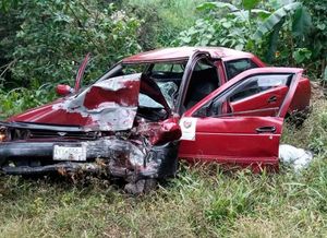 ¡ACCIDENTE EN IXTACZOQUITLÁN DEJA UN MUERTO Y TRES HERIDOS!