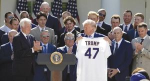 ¡RECIBE TRUMP A LOS CAMPEONES DODGERS EN LA CASA BLANCA!