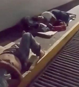 ¡SE DUERMEN EN ESCALERAS Y RAMPAS!